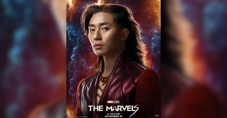 Park Seo Joon Transforms into Prince Yan in New Poster for “The Marvels”